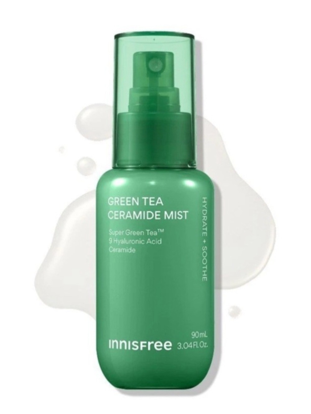 INNISFREE Green Tea Ceramide Mist K Beauty Hyaluronic Acid NWT